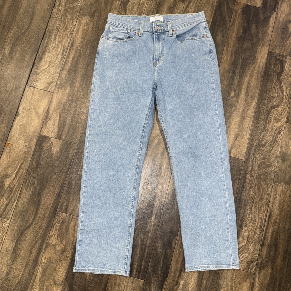 DENIZEN From Levi's 90's Loose Straight Light‎ Wash Denim Jeans Women's Size 10